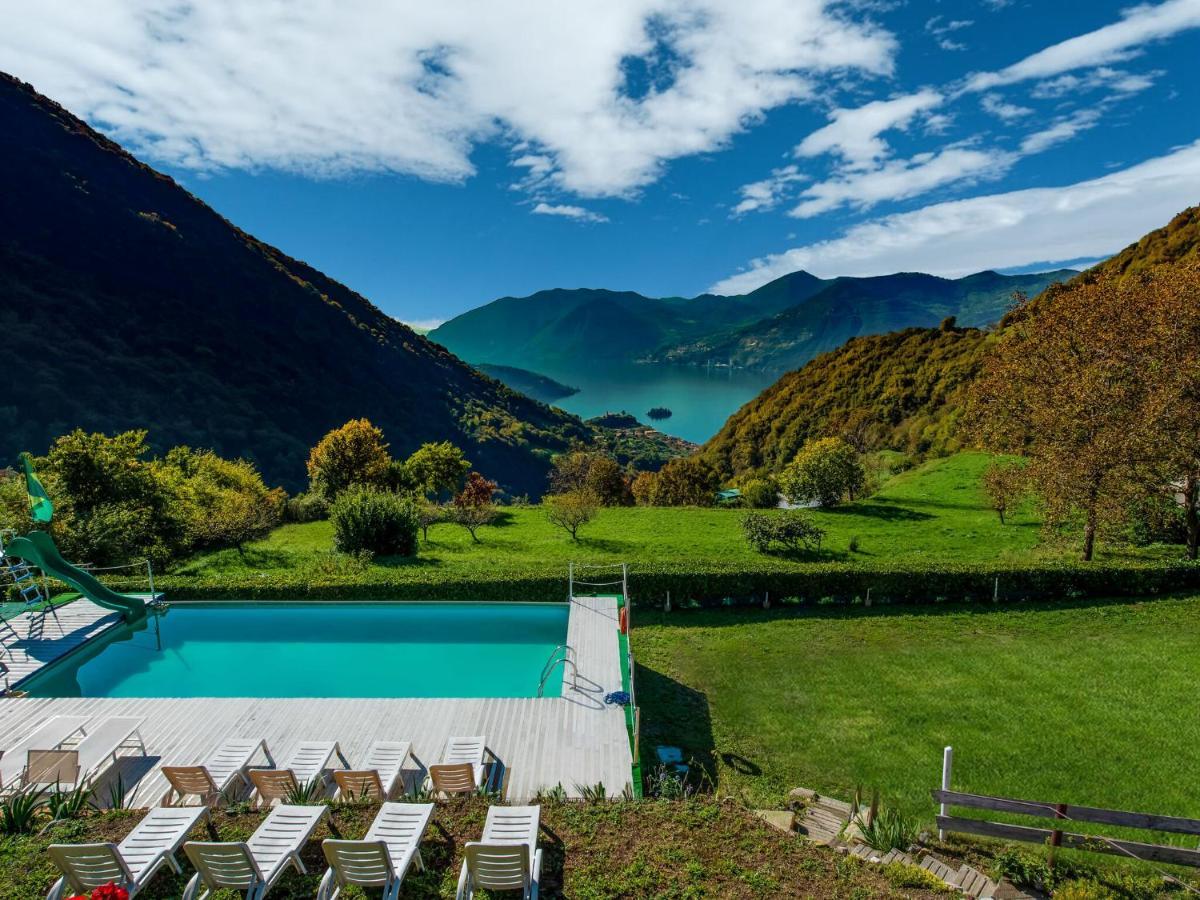 In A Green And Relaxing Atmosphere With Pool And Stunning Lake View Marone Exterior foto